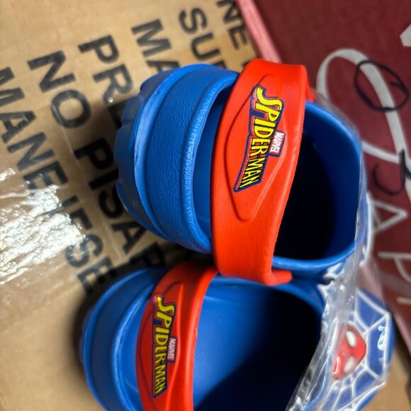 Marve  Spider-Man Toddler Boys' Casual Clog – Blue, US Size 5-6 - Picture 2 of 3